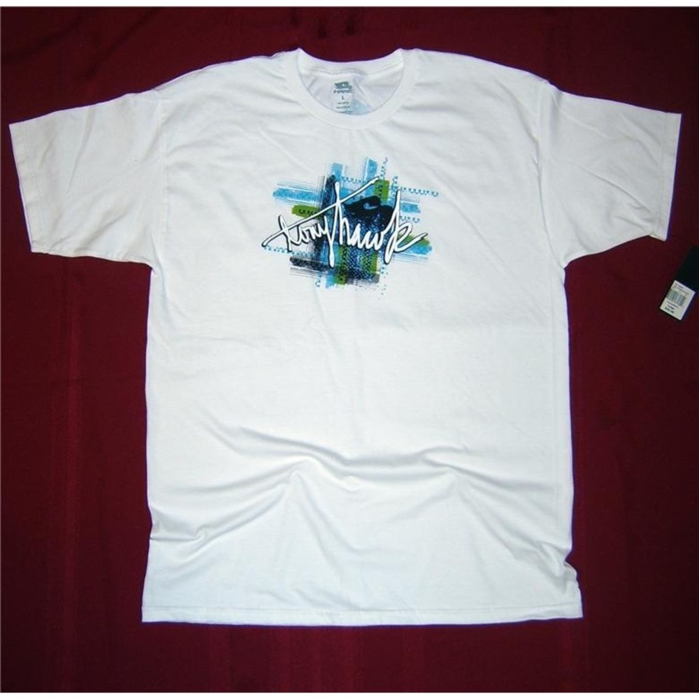 Y2K TONY HAWK T SHIRT New Old Stock 2007 Young Mens Size L Skater Skate Board